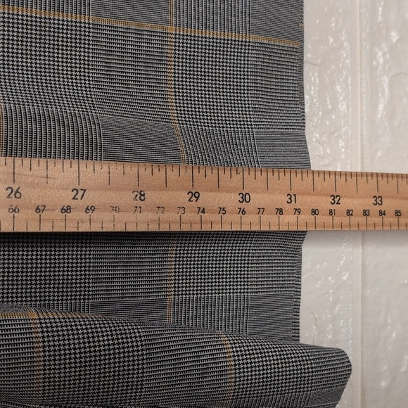 287-NWT Wilfred Gray and Tan Plaid Strapless Dress - Picture 8 of 8